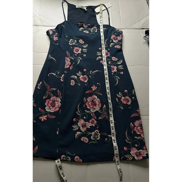 NWT Women’s Blue Floral Bodycon Mini Dress 12 - Picture 11 of 11